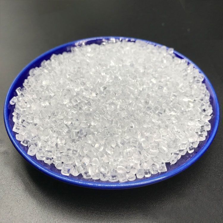 Clear polycarbonate resin pellets for industrial manufacturing